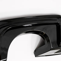 DIFFUSORE RS3 LOOK per Audi A3 8V BERLINA 2016-2019, (SOLO PER S-LINE) NERO