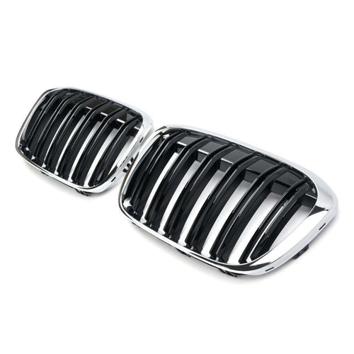 per X1 F48 2015-2019 Griglia Radiatore M Look Nero Cromato