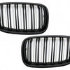 Griglie renali anteriori per BMW X5 E70 X6 E71 (2007-2014) Doppia striscia M Des