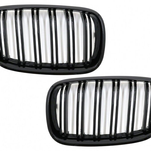 Griglie renali anteriori per BMW X5 E70 X6 E71 (2007-2014) Doppia striscia M Des