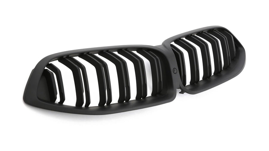 per BMW SERIE 8 G14 G15 G16 GRIGLIA DOPPIA SPIRALE NERO OPACO 2018-2022