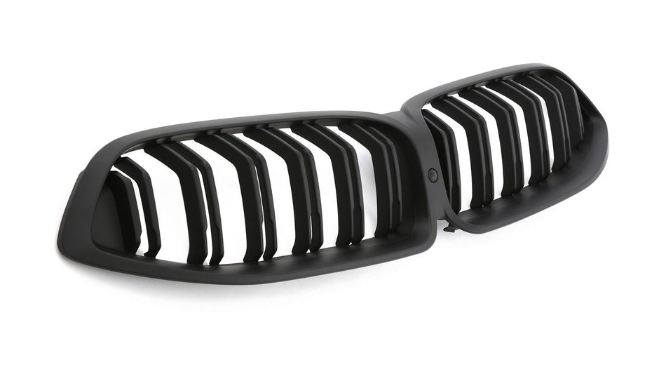 per BMW SERIE 8 G14 G15 G16 GRIGLIA DOPPIA SPIRALE NERO OPACO 2018-2022