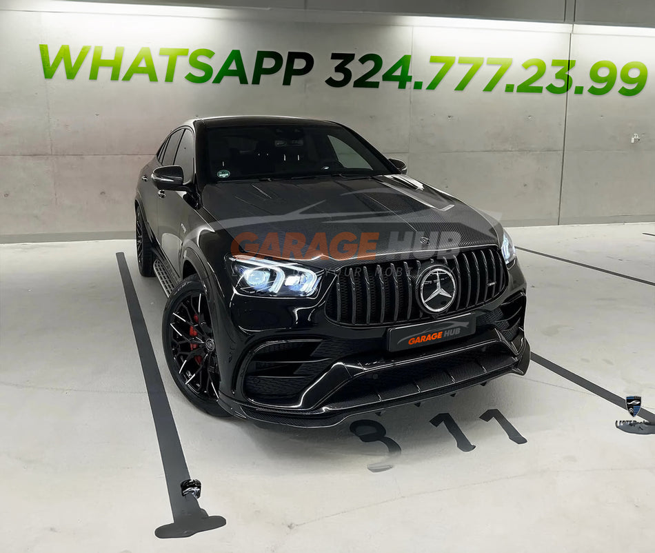 MERCEDES GLE COUPE 2015-2019 -> GRIGLIA GT GLE 63 TOTAL BLACK PANAMERICANA AMG