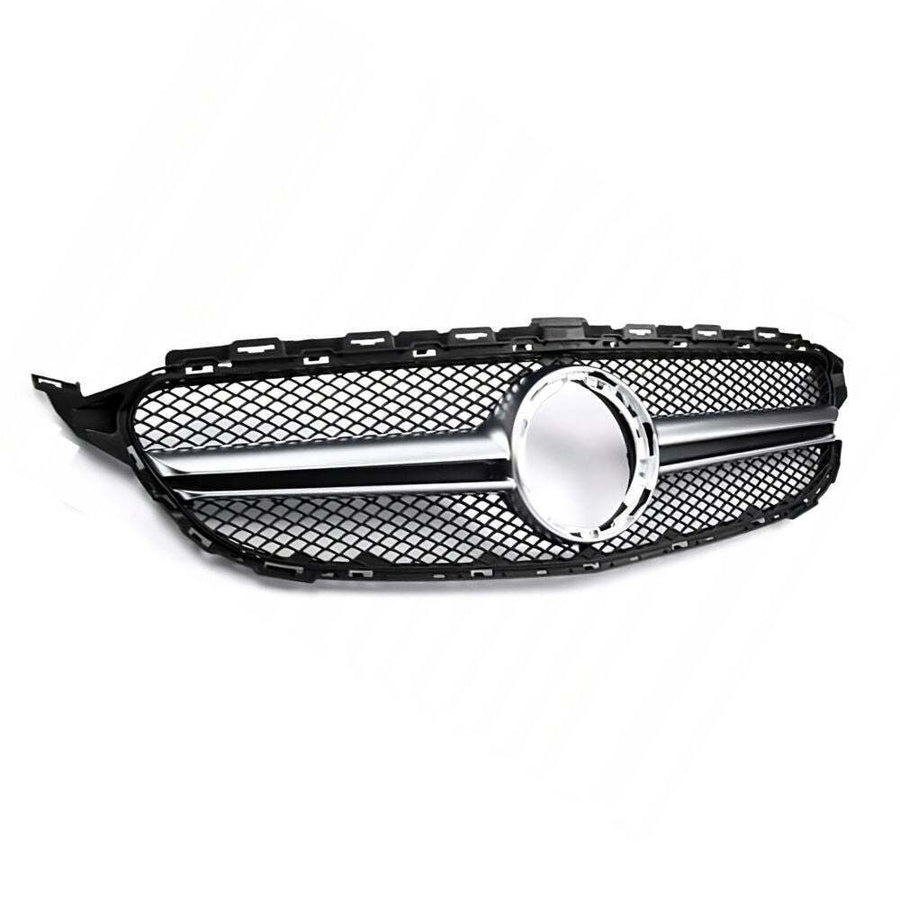 per Mercedes C W205 S205 2018-2021 Griglia Radiatore Look AMG