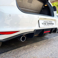 DIFFUSORE Modello KARBEL con LED per VW GOLF 7 fino al 2017 Nero Lucido