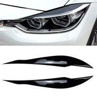 *SPORT LOOK* BMW Serie 3 F30 F31 320 328i PALPEBRE CIGLIA FANALI FARI ANTERIORI