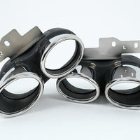 DIFFUSORE POSTERIORE S6 Design + TERMINALI per AUDI A6 (solo S-LINE) dal 2019