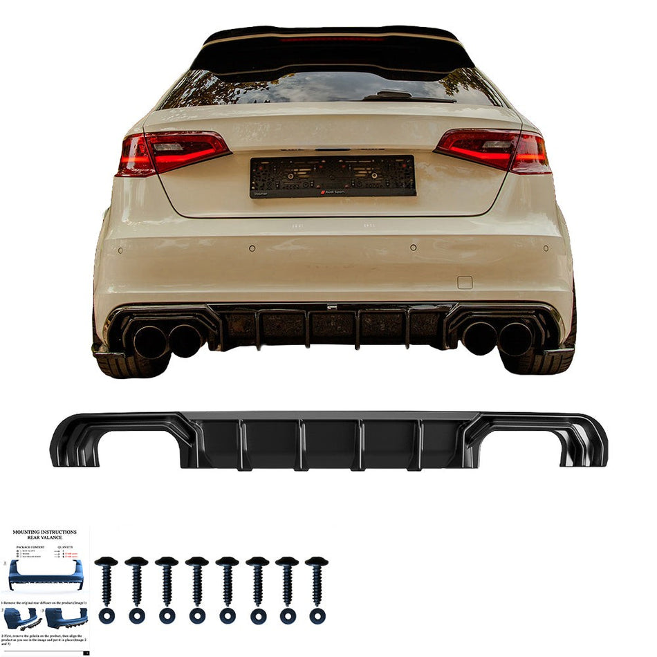 BodyBodykit Carrozzeria Pacchetto Sportivo Completo per per AUDI S3 Sportback 8V 2013-2016