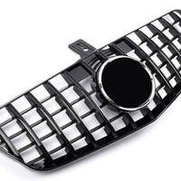 Griglia griglia sportiva per Mercedes W212 PREFACELIFT BLACK PANAMERICANA AMG...