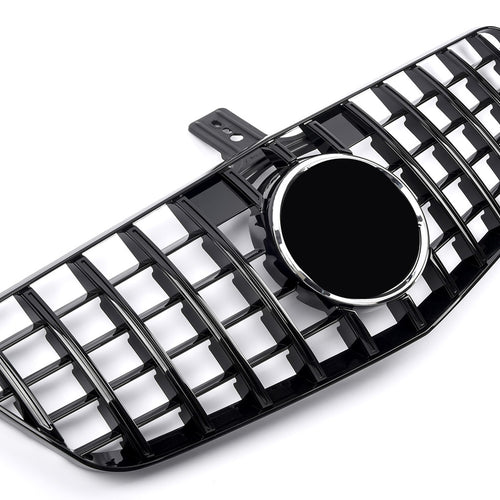 Griglia griglia sportiva per Mercedes W212 PREFACELIFT BLACK PANAMERICANA AMG...