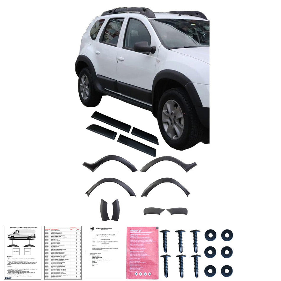 Bodykit Parafanghi Passaruota per DACIA Duster Serie 1 2010-2017