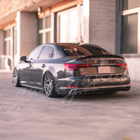 Spoiler✨RS LOOK✨Posteriore per AUDI A4 B9 Facelift da 2019 Berlina Alettone Nero