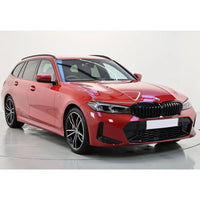 GRIGLIA DOPPIE BARRE per BMW Serie 3 RESTYLYNG dal 2022+ G20, G21 NERO LUCIDO