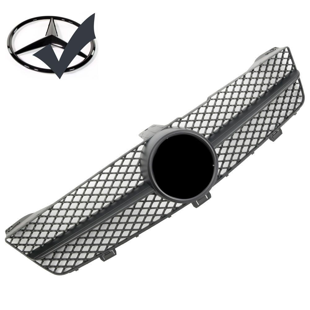 Griglia griglia sportiva per Mercedes W219 CLS 2008-2010 nero opaco AMG LOOK