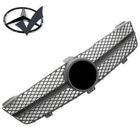 Griglia griglia sportiva per Mercedes W219 CLS 2008-2010 nero opaco AMG LOOK