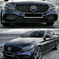 per Mercedes C205 Coupe 18-21 Griglia Anteriore Panamericana AMG