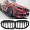 per BMW SERIE 1 F40 F41 GRIGLIA DEL RADIATORE DOPPIO PONTE NERO OPACO