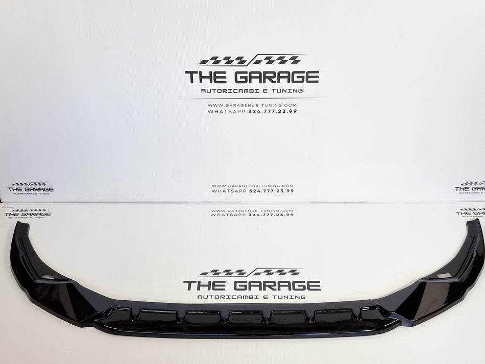 Lama Frontale specifica per Audi A3 8Y 2020-2024 (solo per S-LINE) Spoiler Nero