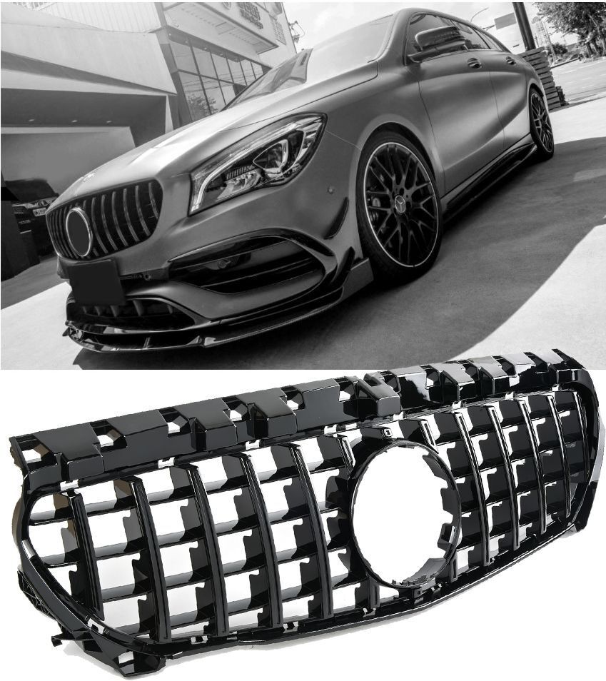 per Mercedes CLA C117 AMG 45 Look 2013-2018 Griglia Radiatore
