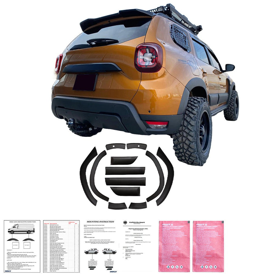 Bodykit Carrozzeria Pacchetto Sportivo per DACIA Duster Serie 2 2018+ Parkassist