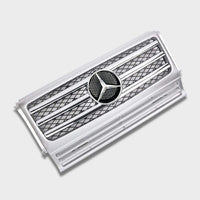 per Mercedes G W463 1990-2017 Griglia Radiatore Sport Argento