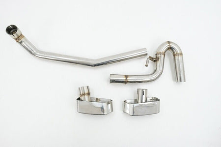 Sistema di scarico per BMW Serie 5 F10 (2011-2017) con terminali della – vista 7