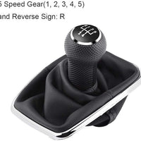 Manopola Ghetta Leva Pomello Cambio 5 Marce per VW Bora golf 4 jetta+Cuffia