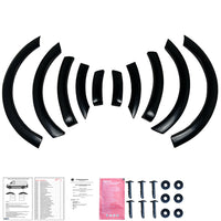 Copri passaruota compatibili con VW VOLKSWAGEN Caddy MK4 2015-2021 (Nero lucido)