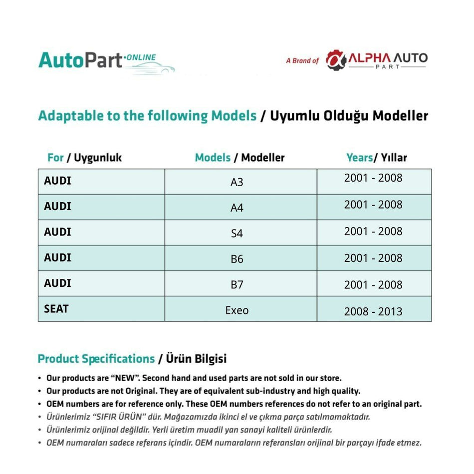 Kit Riparazione Cassetto Portaoggetti per Audi A3 A4 S4 B6 B7 – vista 2