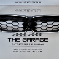 GRIGLIA LED a Nido d'ape per BMW SERIE 3 G20 G28 - >2023-2025 Bianco Ghiaccio