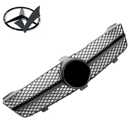 Griglia griglia sportiva per Mercedes W219 CLS 2008-2010 nero lucido AMG LOOK