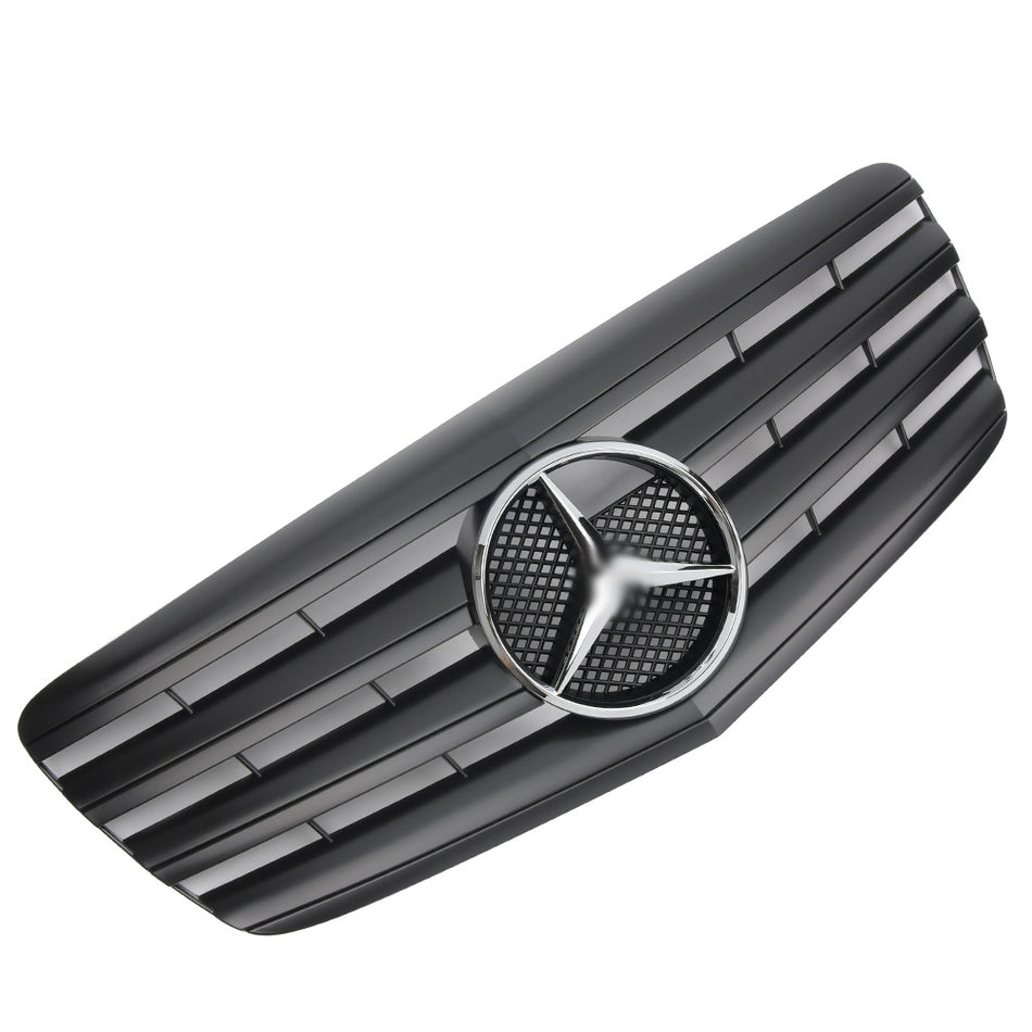 Griglia griglia sportiva per Mercedes W211 S211 E 2006-2009 nero opaco AMG LOOK
