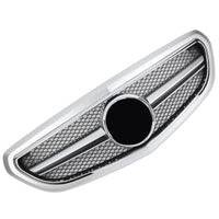 Griglia sportiva per Mercedes W212 S212 E DAL 2013 AVANTGARDE AMG LOOK SILVER