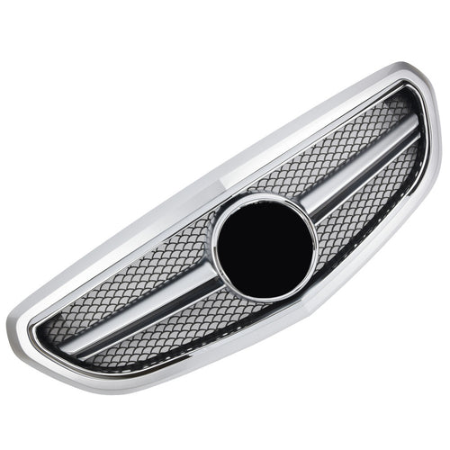 Griglia sportiva per Mercedes W212 S212 E DAL 2013 AVANTGARDE AMG LOOK SILVER
