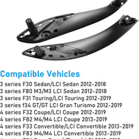 2 X MANIGLIE Posteriori SINISTRA+DESTRA PER BMW Serie 3 F30 F31 F34 F80 M3 GT