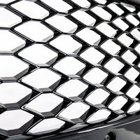 Griglia Calandra a Nido D'ape RS5 Look Nero Total Black per Audi A5 8T 2007-2011