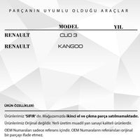 Fascia Airbag (con presa) per Renault Clio 3 Kangoo