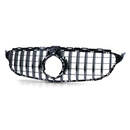 per Mercedes C205 Coupe 18-21 Griglia Radiatore Panamericana 360° AMG