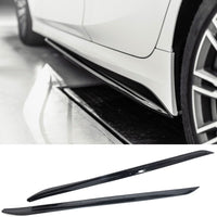 Set minigonne laterali Nero Lucido per BMW Serie 3 G20 G21 solo per M Sport