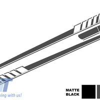 Decalcomanie laterali Adesivo in vinile Grigio scuro per Mercedes Classe C C205