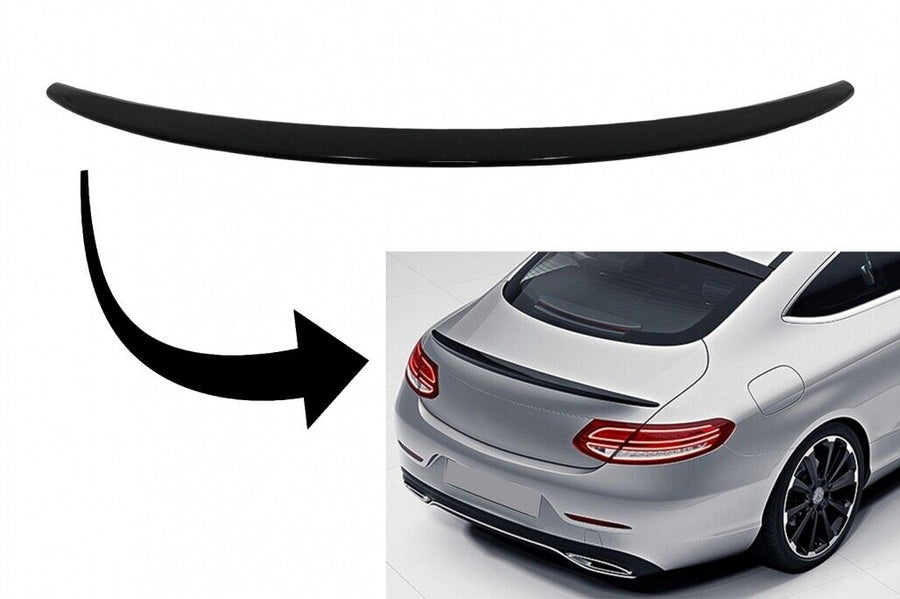 Spoiler per bagagliaio per Mercedes Classe C Coupé C205 (2014-2019) Piano Black