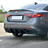 SPOILER Posteriore per ALFA ROMEO GIULIA Poliuretano QUALITA' A+++ NERO LUCIDO