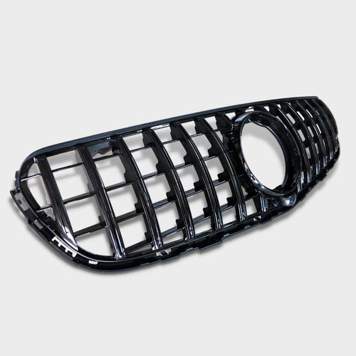 per Mercedes GLC X253 C253 15-19 Griglia Anteriore Nero Lucido