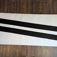 Sotto MINIGONNE NERO LUCIDO per AUDI A1, TT, GOLF 4 5 6 7, Peugeot 206 207
