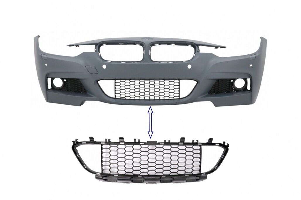 Griglia inferiore centrale paraurti anteriore per BMW Serie 3 F30 F31 M-Tech