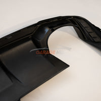 DIFFUSORE *RS-5 LOOK* per AUDI A5 dal 2017 per paraurti SLINE NERO LUCIDO ABS