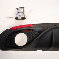 TOP✨DIFFUSORE VELOCE per ALFA ROMEO GIULIA 2015-2022🟢TERMINALI INOX INCLUSI🟢