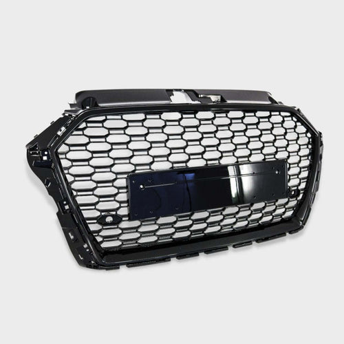 per AUDI A3 8V 2016-2020 Griglia Anteriore in Ottica RS3 Nero