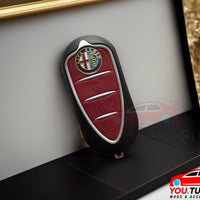 GUSCIO CHIAVE TELECOMANDO 3 TASTI PER ALFA ROMEO,MITO GIULIETTA +LOGO-3D