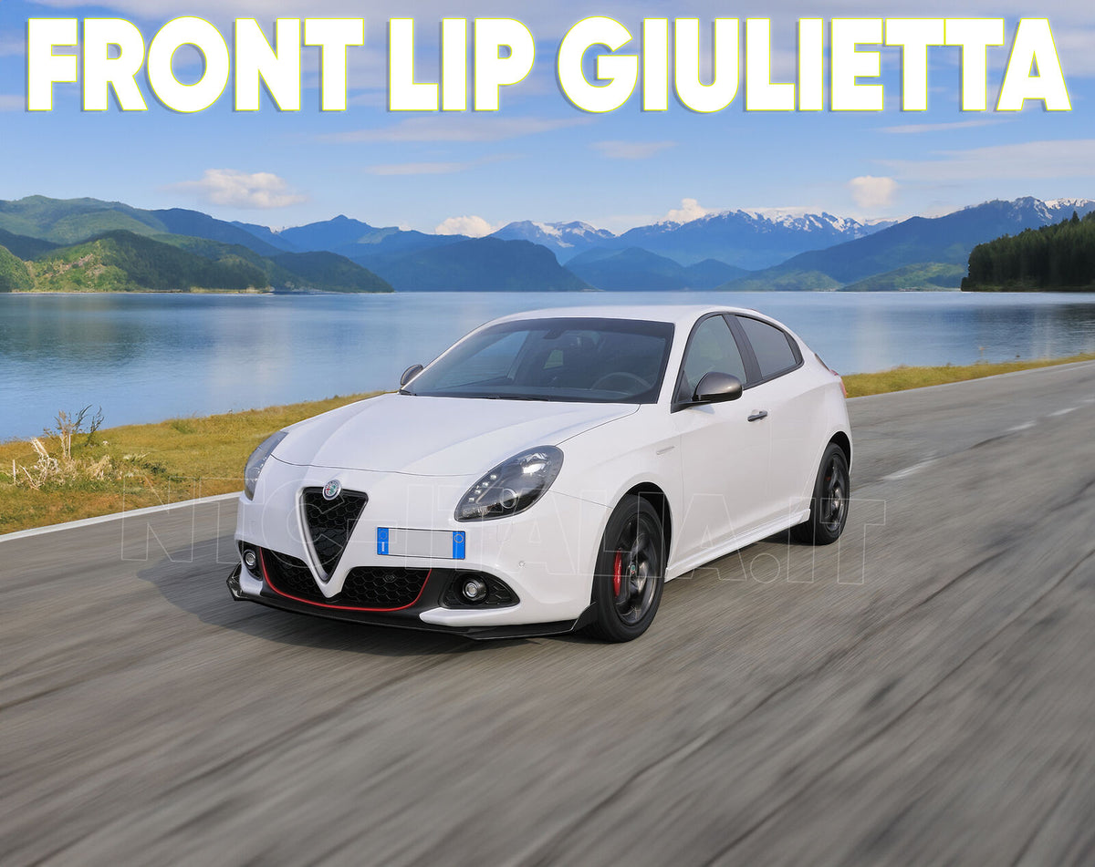 SOTTO PARAURTI LOOK VELOCE per ALFA ROMEO GIULIETTA LAMA SPLITTER FRONTALE – vista 6